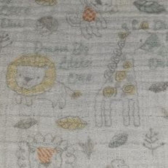 OLD!! Bananafish Dream Big Little One Baby Blanket Lion Giraffe Monkey 41” X 38” - Picture 1 of 5